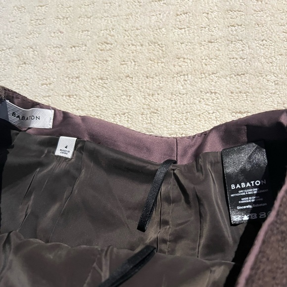 brand new with tags kinsley mocha brown mini skirt - Picture 2 of 7